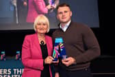 Minister Marian Harkin with Darragh Sweeney