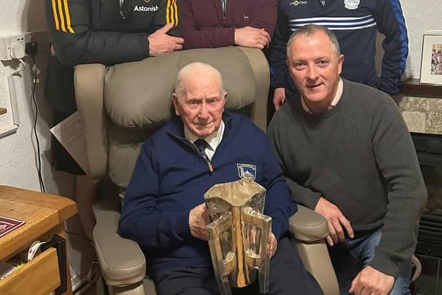 Pádraic Maher, Pat Bracken, John Maher and Tommy Barrett with Musha Maher