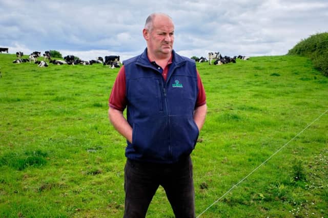 Eamon Carroll, Deputy President of the ICMSA on his farm in Tipperary