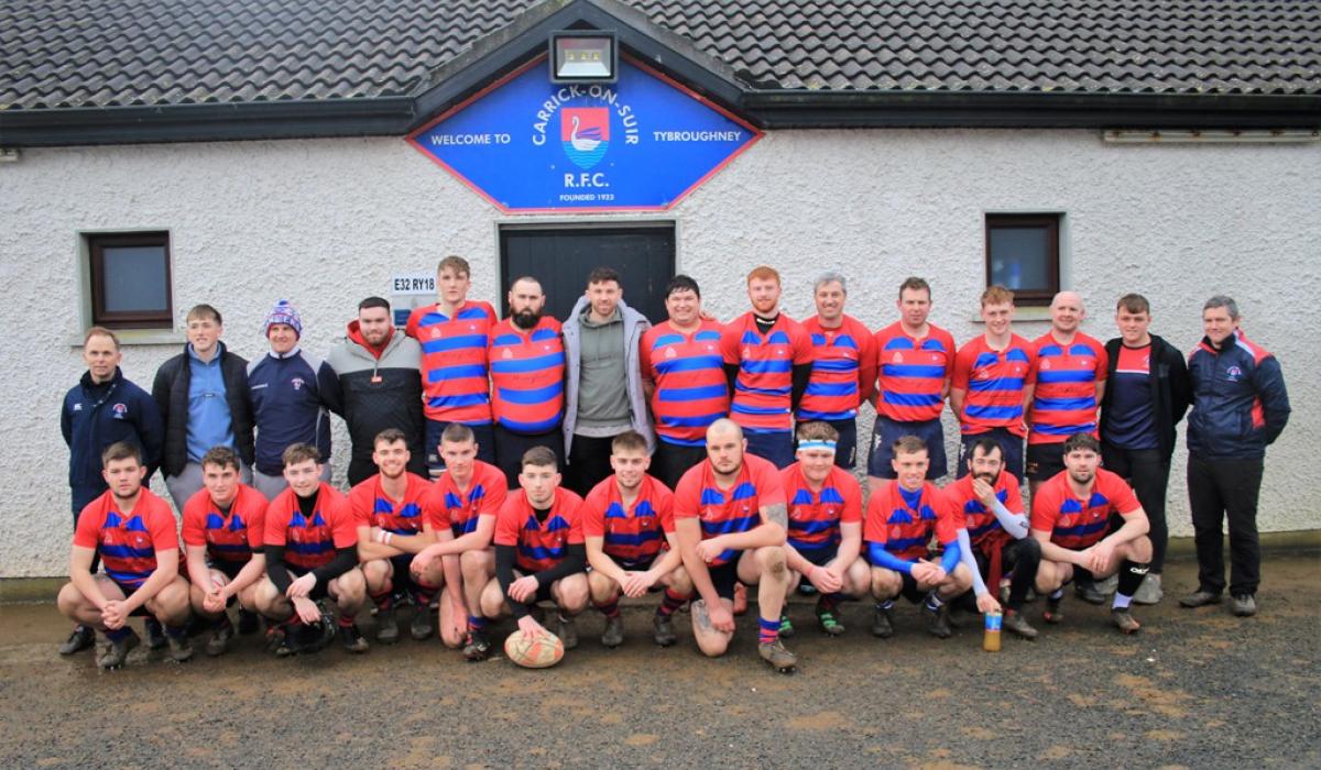Ireland rugby star Hugo Keenan kicks off CarrickonSuir Rugby Club's