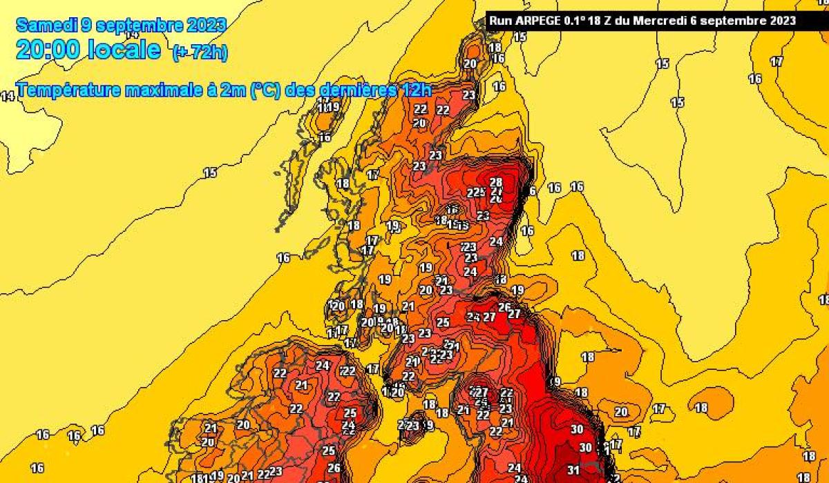 ALERT Met Éireann fiveday forecast predicts weekend of high temps and sunny spells