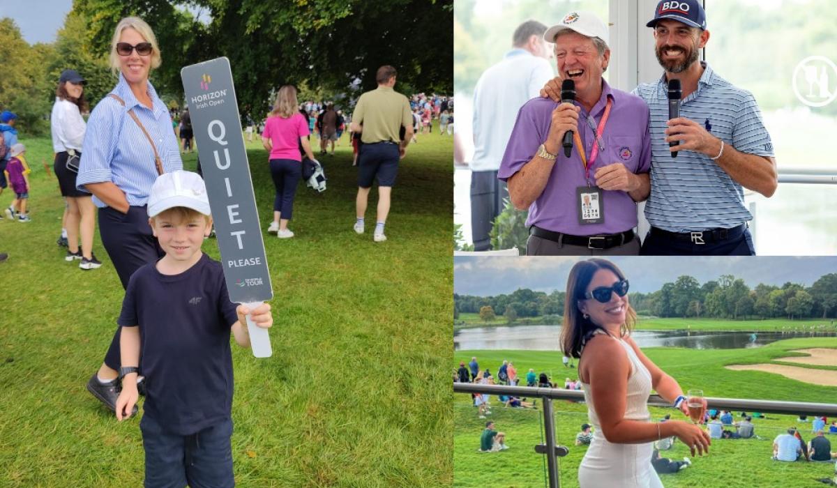 IN PICTURES: Golf enthusiasts all smiles on final day of Irish Open