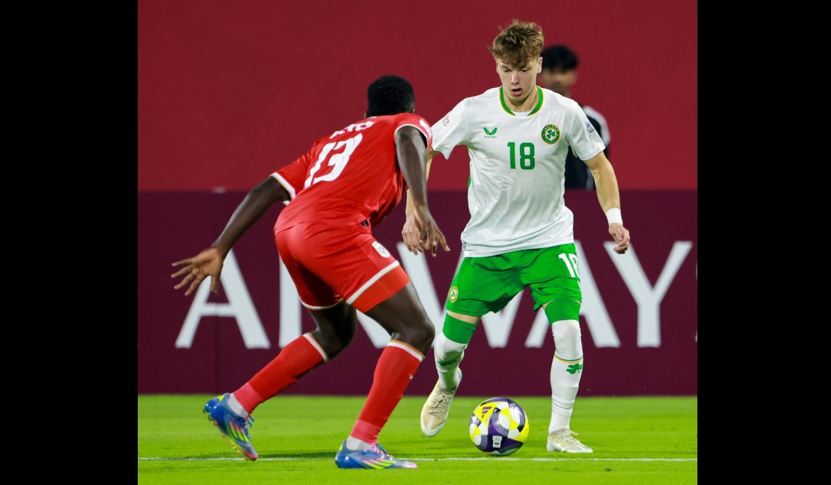 Tipperary player makes World Cup debut off the bench for Ireland U17s in Qatar!