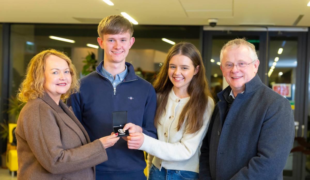PICTURE: Big win for Tipperary as Thurles student claims prestigious prize at UCD 