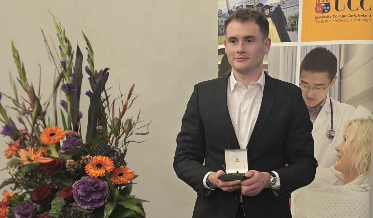 CONGRATS! Tipperary medical graduate honoured with prestigious UCC Gaffney medal