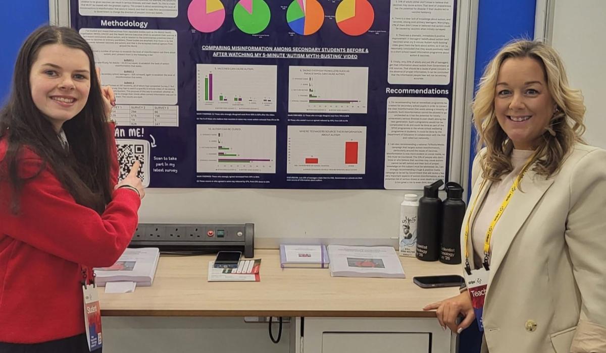 '31% believe vaccines may cause autism,' finds Tipperary project for Young Scientist final