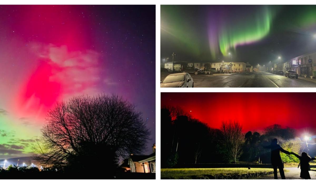 PICTURES: Tipperary people catch rare glimpse of Northern Lights