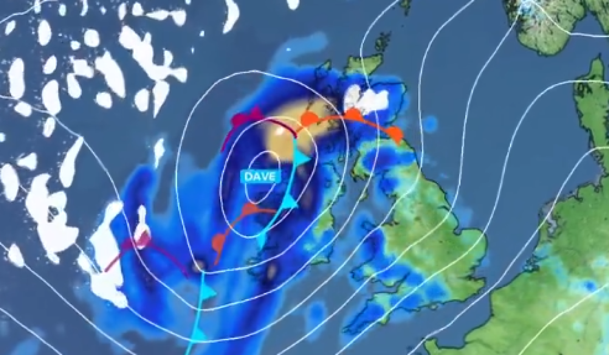 Ireland braces for torrential conditions as Storm Dave set to land over Easter weekend