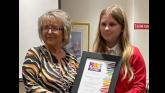 Sixth Class pupil Liliana wins Peace Poster competition in Tipperary