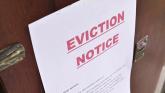 Eviction notice.
