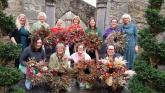 Beautiful Christmas wreaths crafted at workshop at Carrick-on-Suir's Ormond Castle
