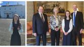 PICTURES: Tipperary teen autism activist Cara Darmody meets President Connolly at &Aacute;ras 