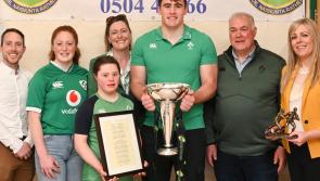 Proud day in Rahealty as rugby star Brian Gleeson returns to where it all began