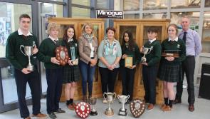 Ambitious Cashel Community School proudly display trophy haul