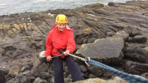 WATCH: 83 year old Tipperary great grandmother abseils down Clare Cliffs 