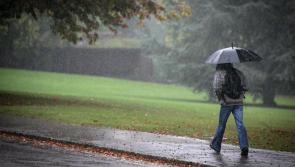 Downpours for Tipperary as Status Yellow Rainfall Warning in place