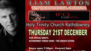 Thirty three piece orchestra joins Fr. Liam for Rathdowney Christmas concert