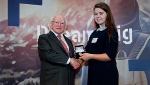 Inspirational Tipperary Youths Sarah-Louise and Ann receive Gaisce Gold Award