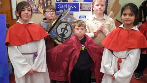 Awards for Ballinure NS at Coirm Gael Linn Festival