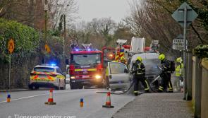 Clonmel car fire closes road
