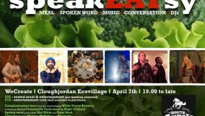 Cloughjordan SpeakEatsy show returns with fantastic line up of events this April