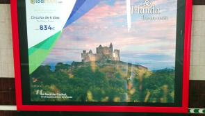 Tourism boost for Tipperary as eye-catching Rock of Cashel ads seen by millions in Barcelona and Madrid
