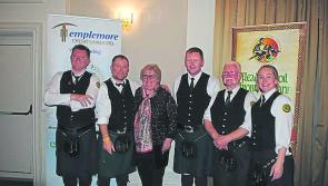 Joe and Vourneen Barry receive special award at  Oíche na Gradaim during Fleadh Cheoil in Templemore