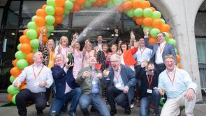 WATCH: Great excitement as Thurles Euromillion winners celebrate in style at Lotto HQ