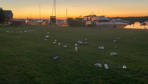 Tipperary heatwave littering:  lakeside village Dromineer left in a mess after plastic bottles dumped by visitors 