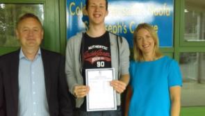  Top Leaving Cert results for ‘Young Scientist’ John Ryan of St. Joseph’s College, Borrisoleigh
