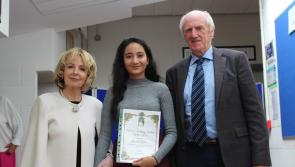 Ursuline student Meabh Putti honoured with Dr Aisling Memorial Bursary 