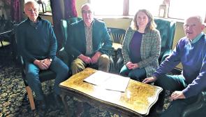 Contract for restoration of Templemore Town Park boundary wall is officially signed