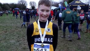 Dundrum AC's Shane Buckley wins All Ireland u13 Cross Country