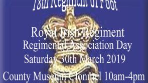 Regimental Association day to be held in the County Museum Clonmel