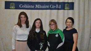Colaiste Mhuire Co-Ed students honoured on awards day