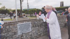 Unveiling and blessing of historical plaque at Ballymoreen, Littleton