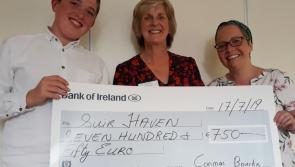 Cormac's charity head shave in aid of Suir Haven