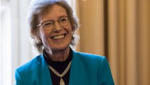 Former President of Ireland Mary Robinson to receive the 2018 Tipperary (Ireland) International Peace Award