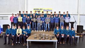 Honour: Liam MacCarthy and James Nolan Cups drop by Thurles CBS