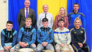 Liam MacCarthy cup visit to Cashel school  