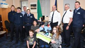 Little Blue Hero Alex Butler made honorary garda