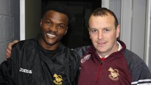 Botswanan asylum seeker Phenyo Ketsitlile lines out for Roscrea RFC