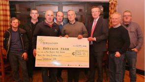 Shinrone Tractor Run cheque presentation to Embrace FARM