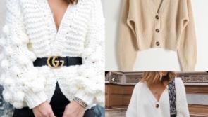 Get Glam with Gret: The simple cardigan is given a fashion overhaul