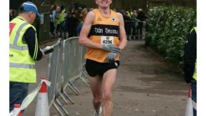 Kevin Moore flies the flag for Dundrum AC in Essex and Dungarvan