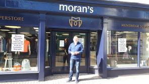 Diarmuid is hoping to re-open Morans Menswear superstore very soon
