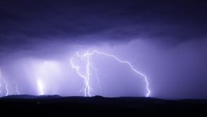 ALERT: Met Éireann issues immediate yellow thunderstorm warning for 12 counties