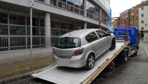 PICTURE: Shocking! Gardaí have impounded a vehicle that was parked in a disabled bay