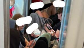 PICTURE: Irish Rail apologises after photo of packed train carriage emerges online