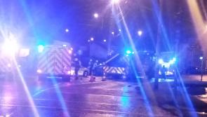 Driver crashed into a wall after hitting a parked car overnight in neighbouring county 